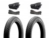 Satz Reifen 3,25/3,50-19 Heidenau K34, Schluche, Felgenbnder - IFA MZ BK350