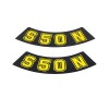 Paar Aufkleber S50 N für Seitendeckel - Simson S50