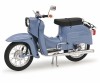 Miniaturmodell 1:10 - Simson Schwalbe KR51/1 - Blau