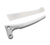 Bremshebel Aluminium schmal mit Griffhlle wei - Simson SR2, KR50, Spatz