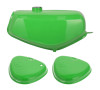 Set - Tank und Seitendeckel (Saftgrn) mit Wirbel-Logo - S50, S51, S70