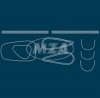 Liniersatz - wei - MZ RT125/2